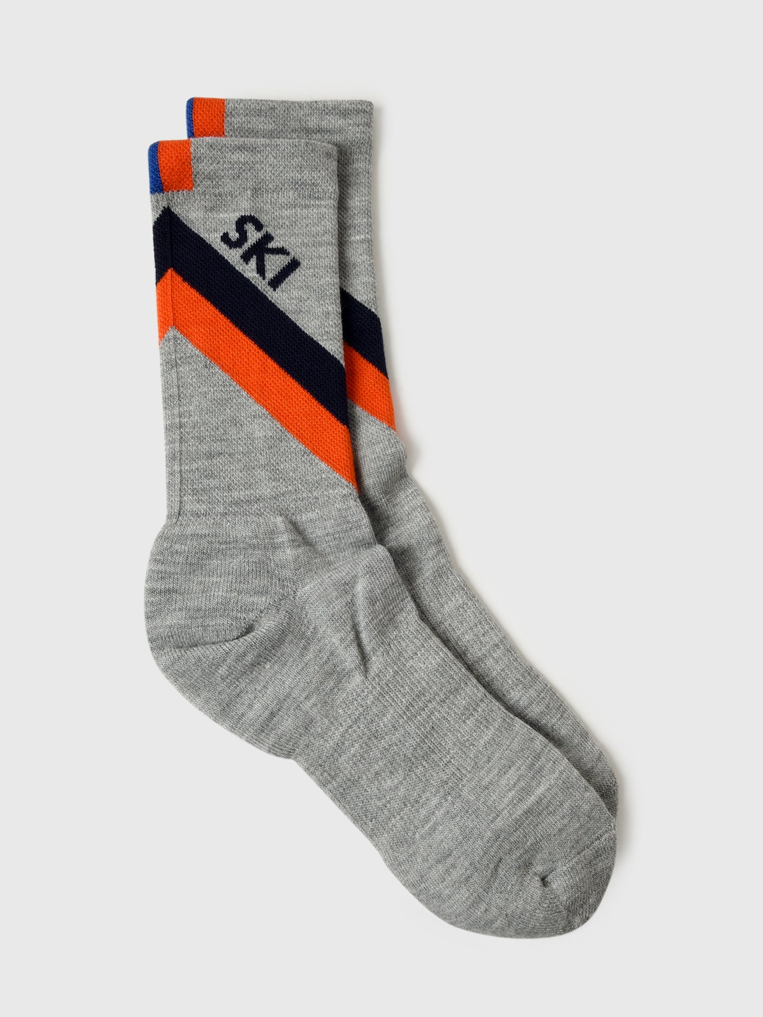 Kule Women's The Diagonal Stripe Ski Socks - Saint Bernard