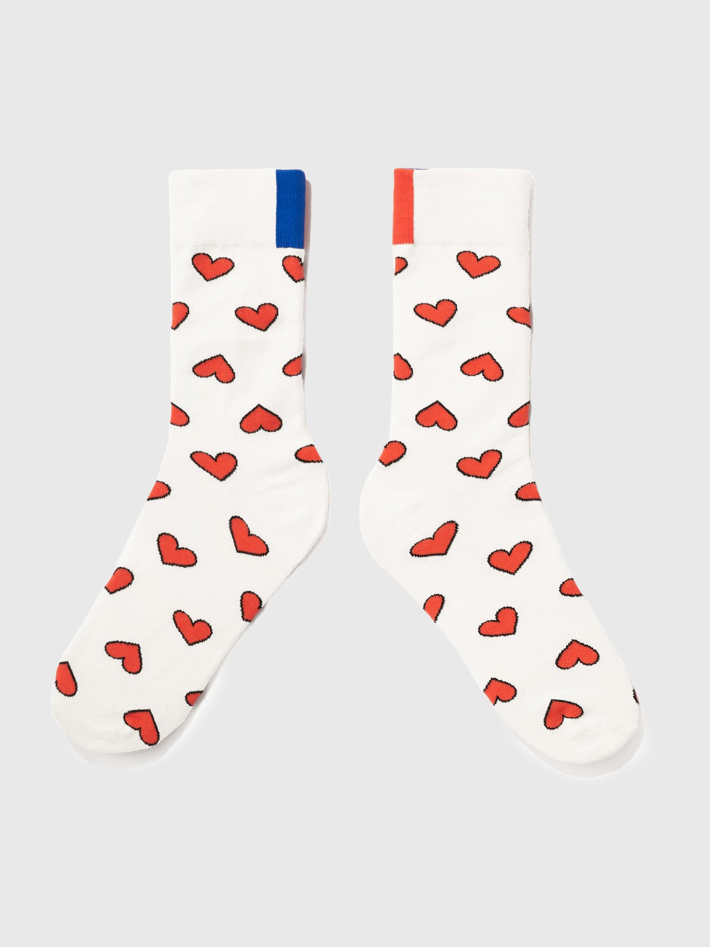 Kule Women's The Multi Heart Dress Socks - Saint Bernard