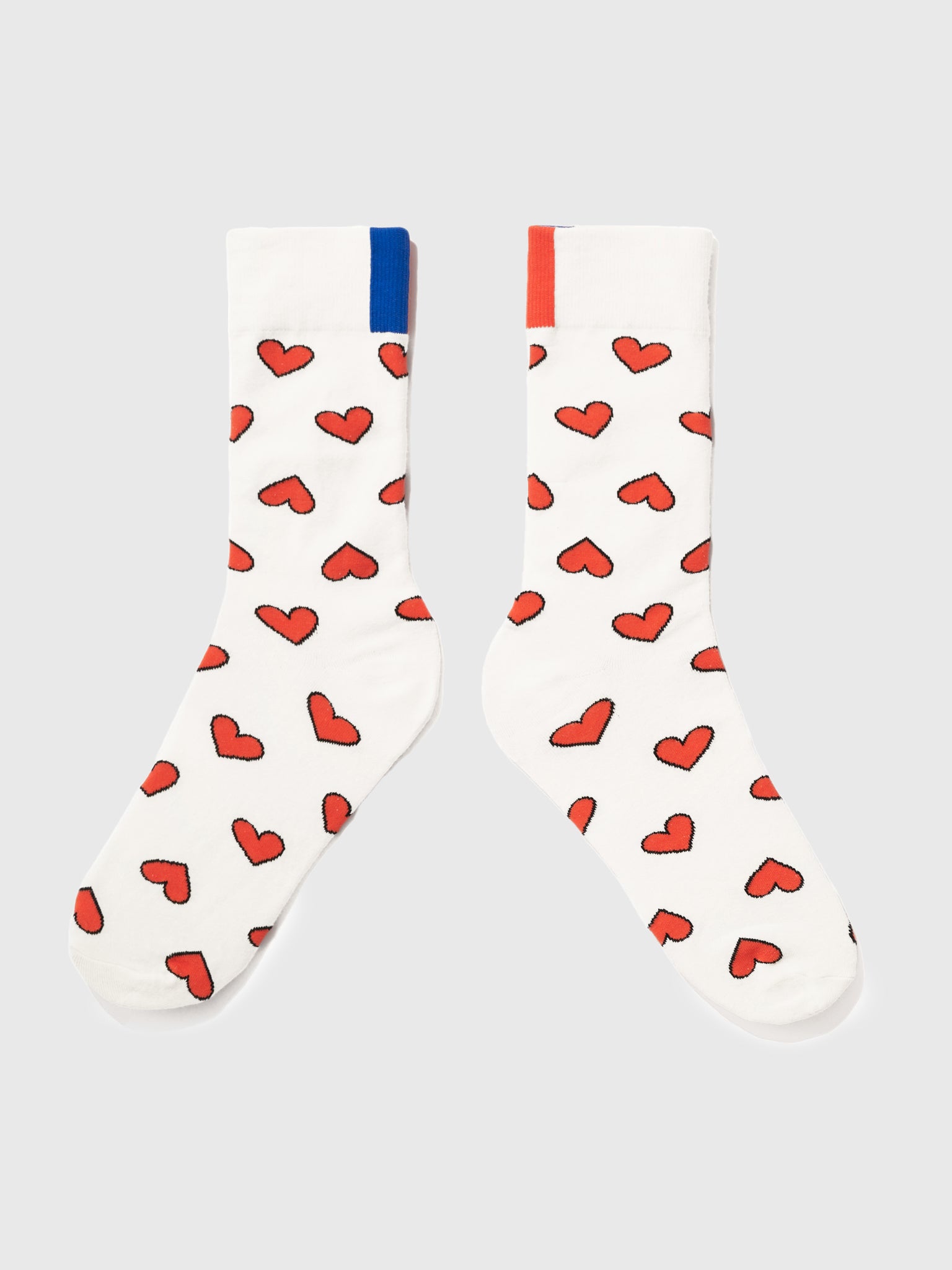 Kule Women's The Multi Heart Dress Socks - Saint Bernard