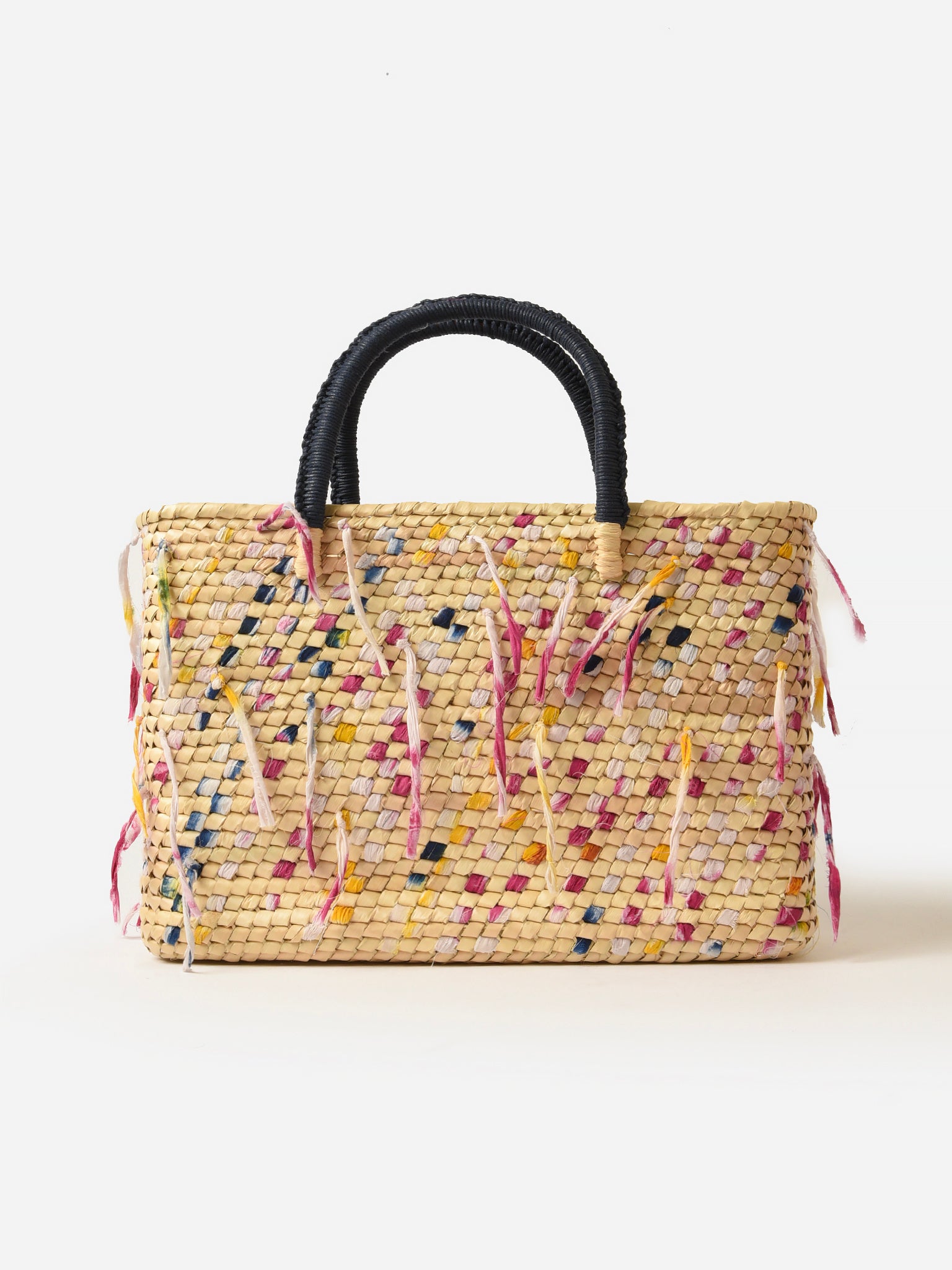 Agua D Mar Medium Fringe Bag - Saint Bernard