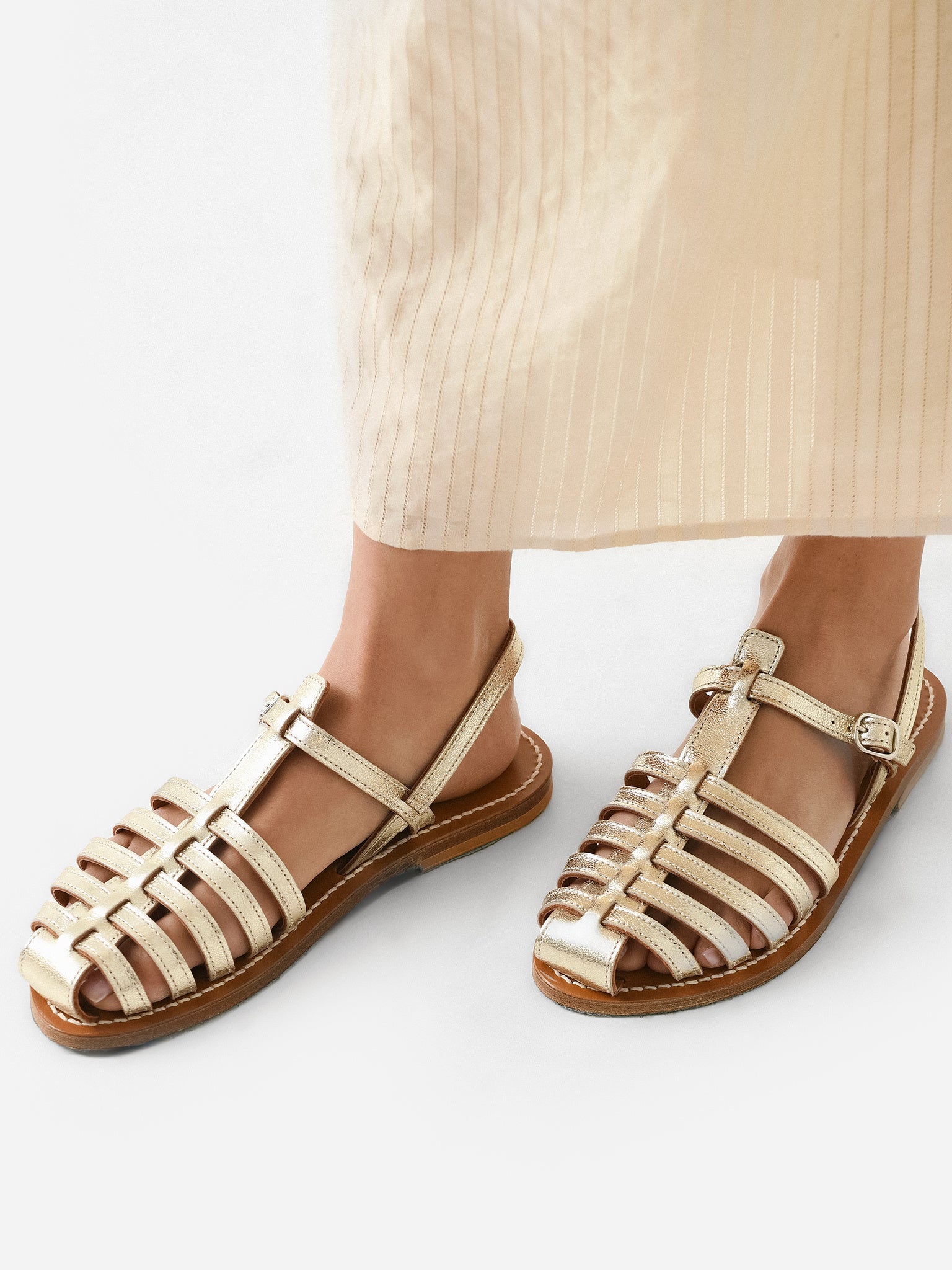 K Jacques Women's Adrien Sandal Saint Bernard