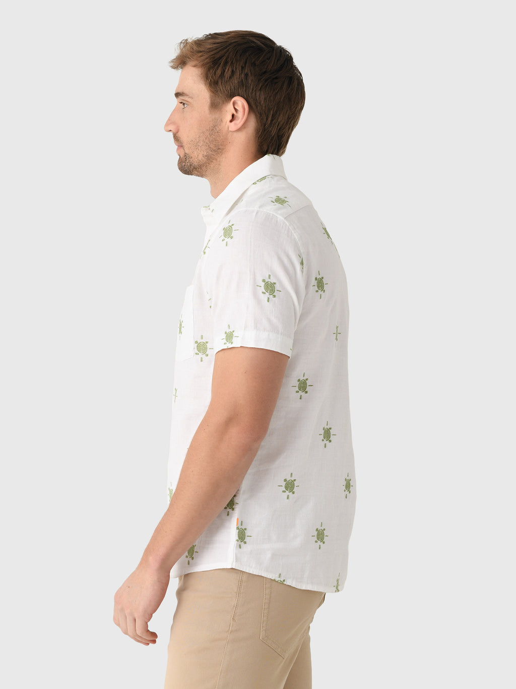 Far Afield Men's Jacquard Sun Shirt - Saint Bernard