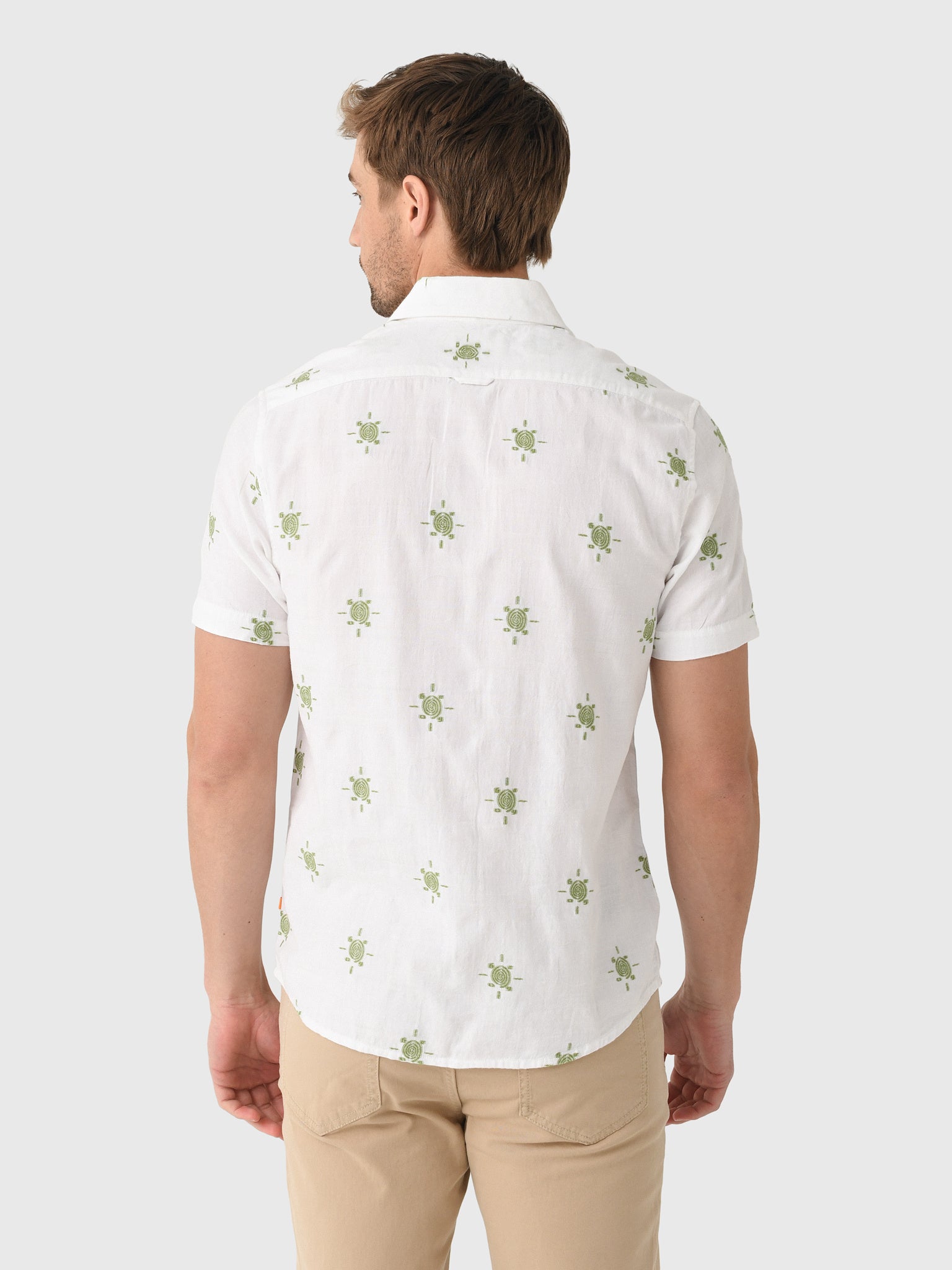 Far Afield Men's Jacquard Sun Shirt - Saint Bernard