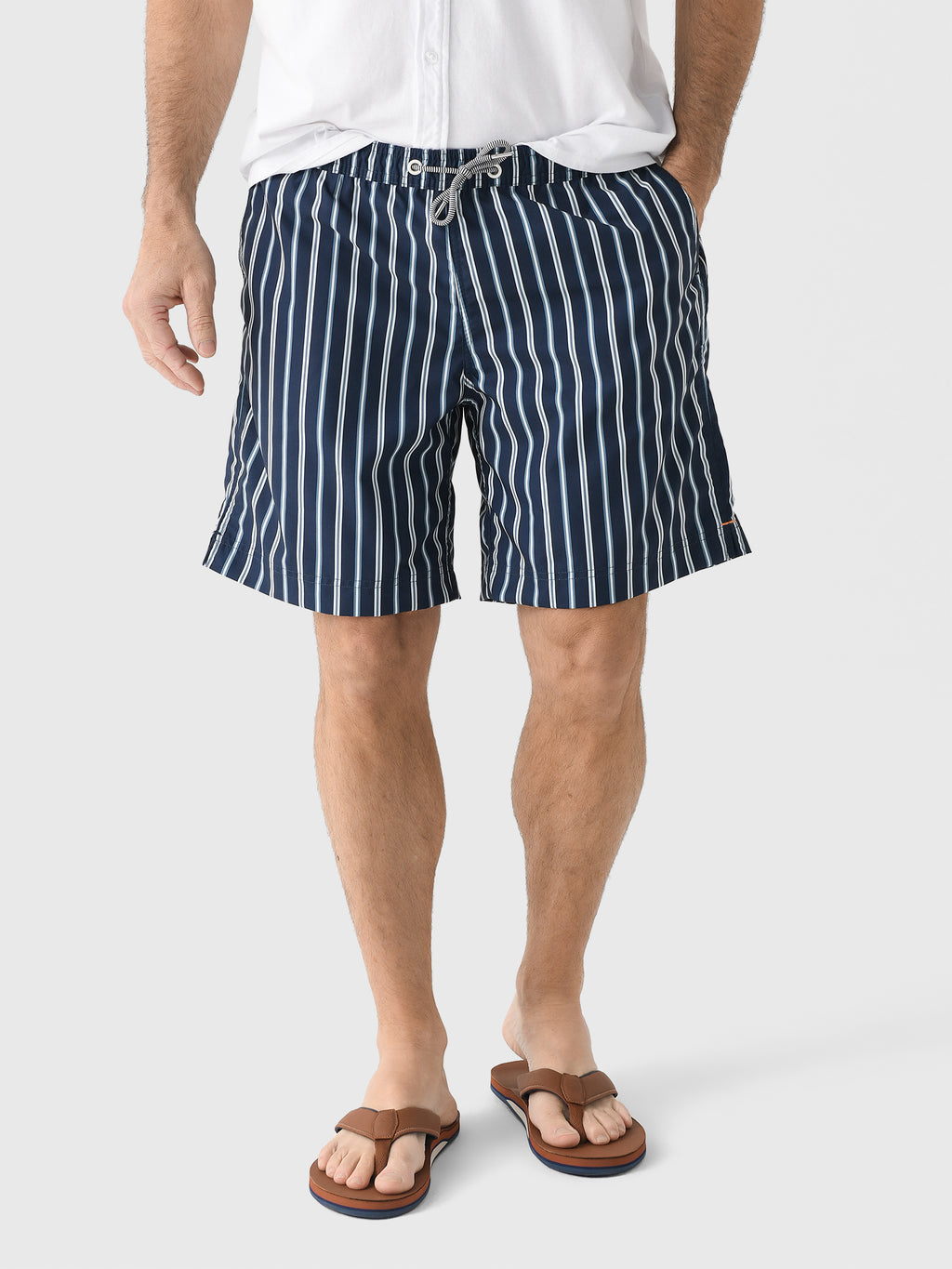 Far Afield Men's Graphic Swim Trunk - Saint Bernard