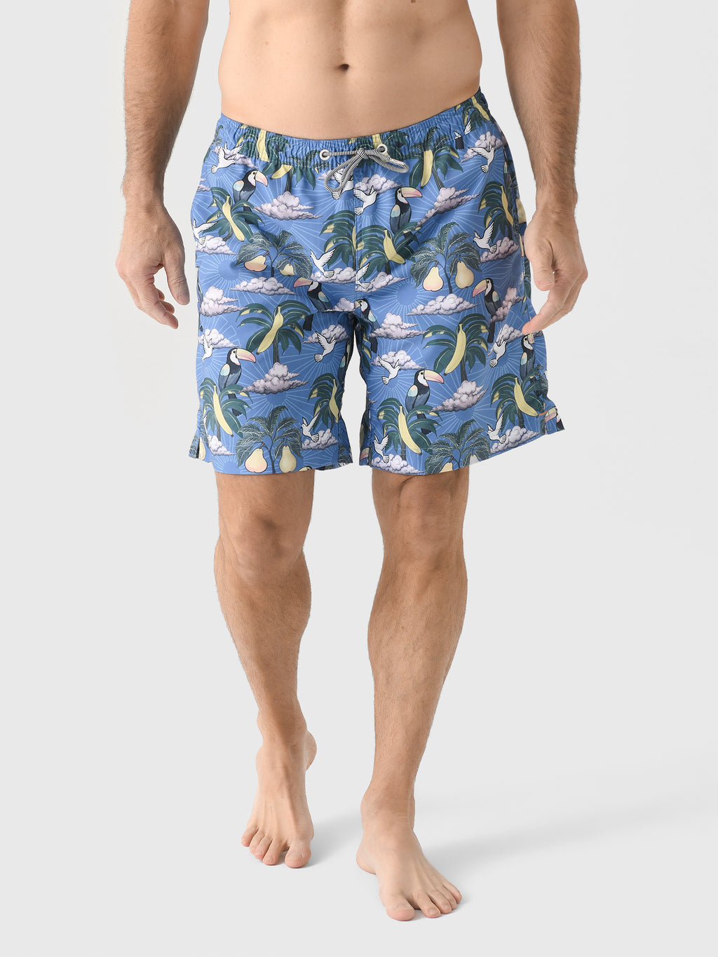 Far Afield Men's Graphic Swim Trunk - Saint Bernard