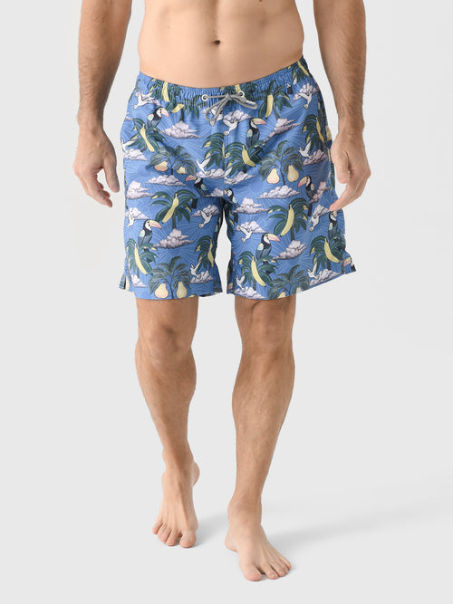 Far Afield Men's Graphic Swim Trunk