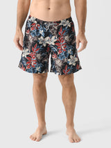 Far Afield Men's Graphic Swim Trunk - Saint Bernard