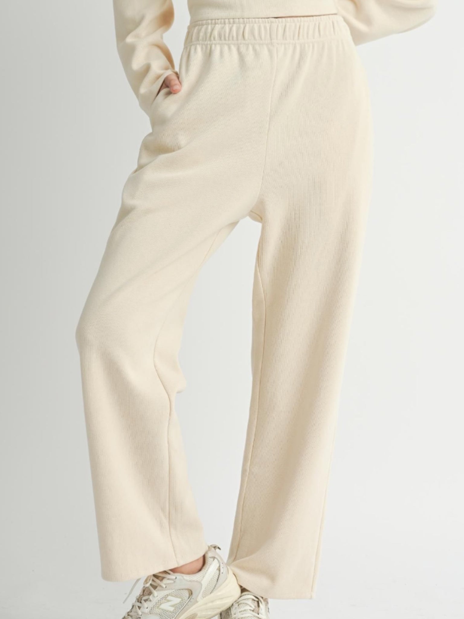 Sadie + Sage Girls' Relaxed Stay Wide Pant - Saint Bernard