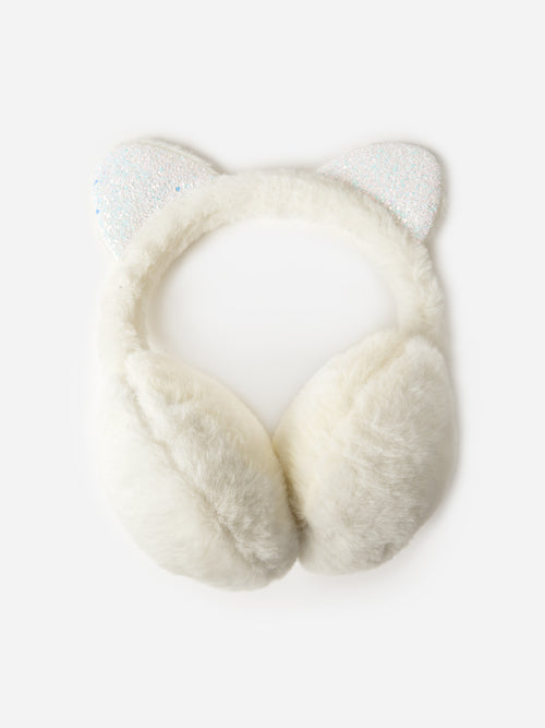 Pissenlit Girls' Adjustable Cat Earmuffs