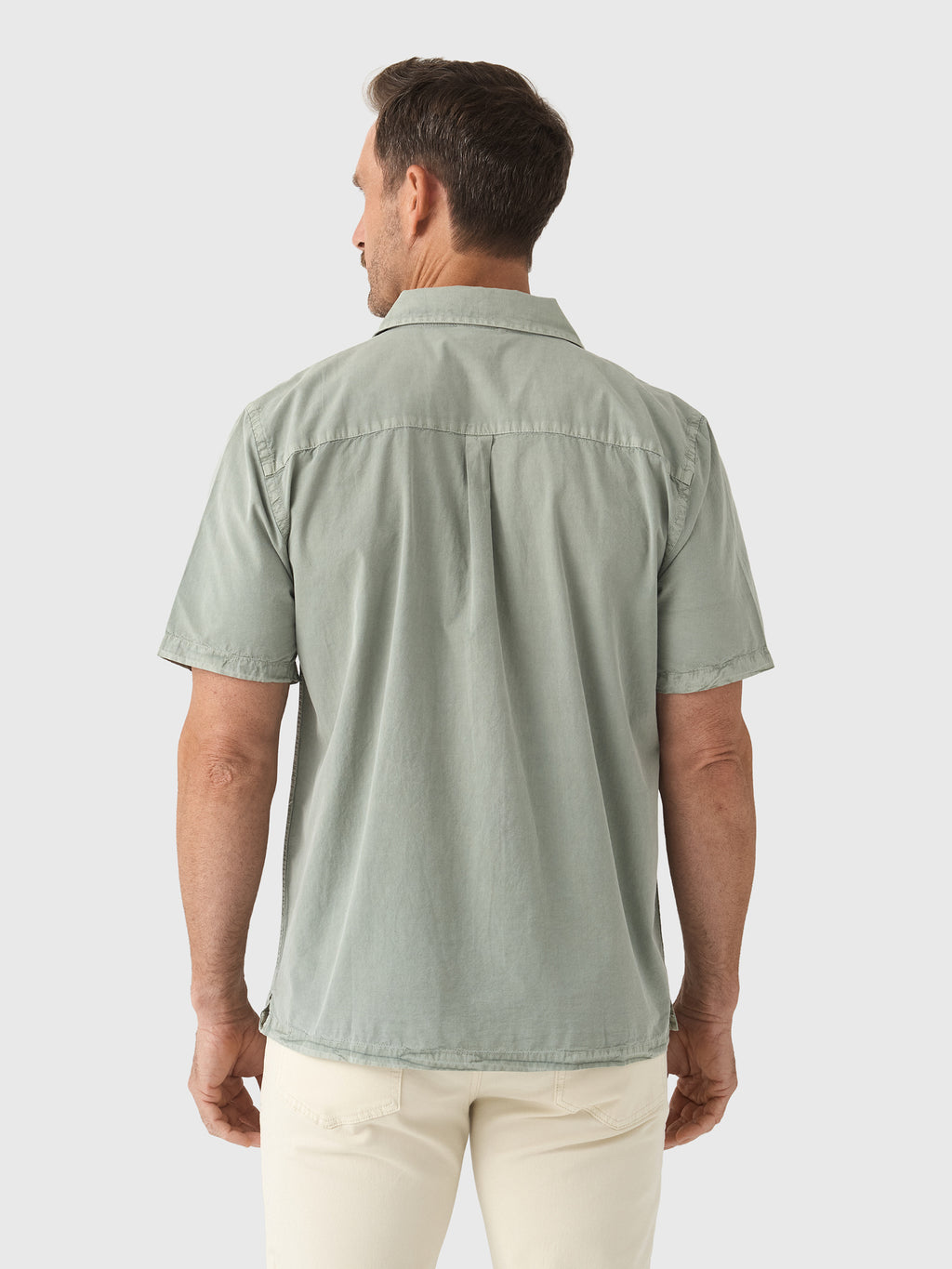 Alex Crane Men's Air Cotton Camp Shirt - Saint Bernard