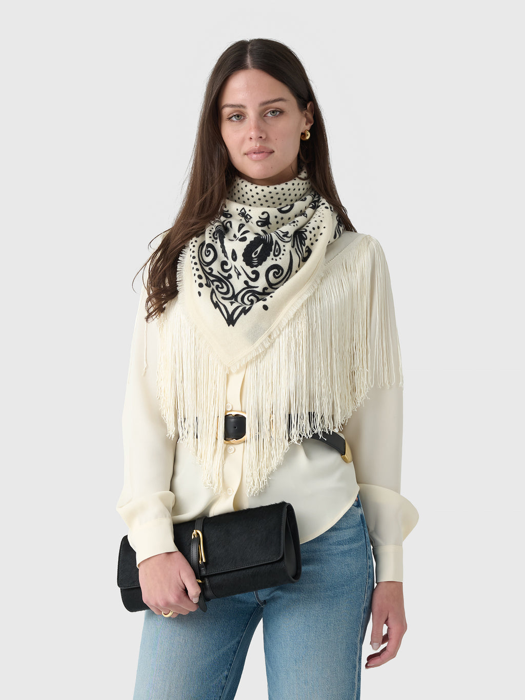 Kujten Women's Hachiko Dot Scarf - Saint Bernard