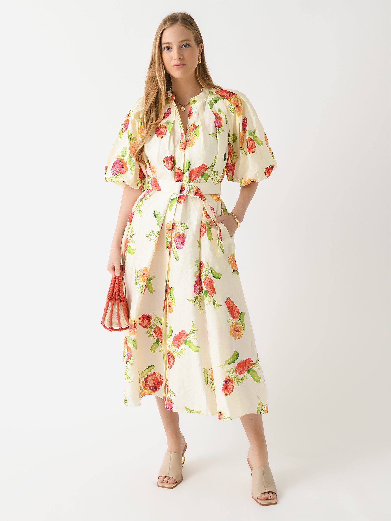 Acler Women's Cranhurst Midi Dress - Saint Bernard