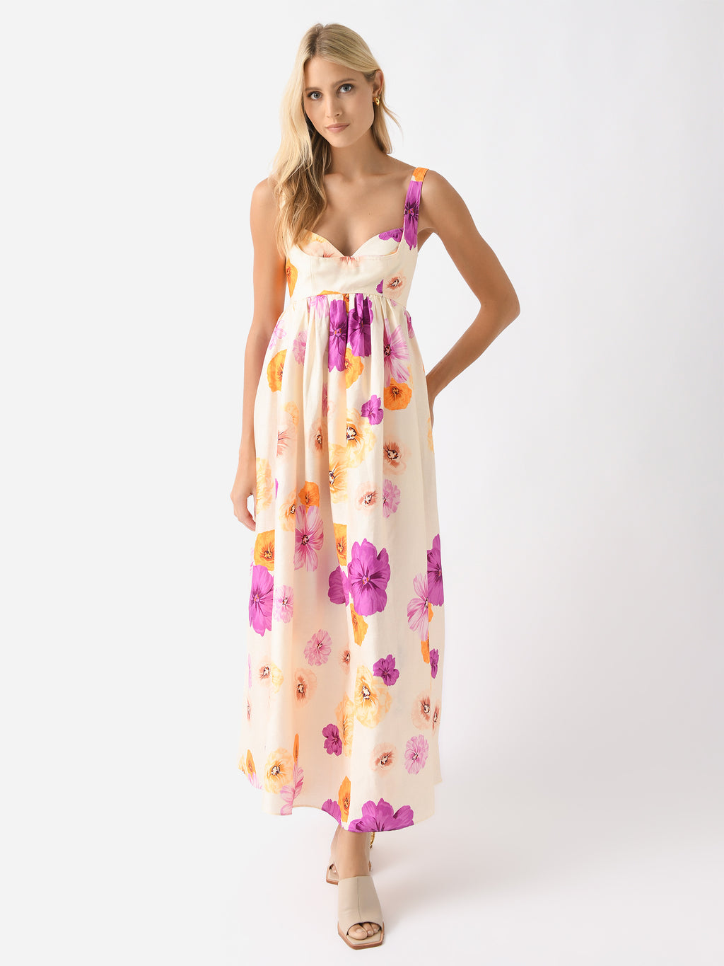 Acler Women's Sandgate Midi Dress - Saint Bernard