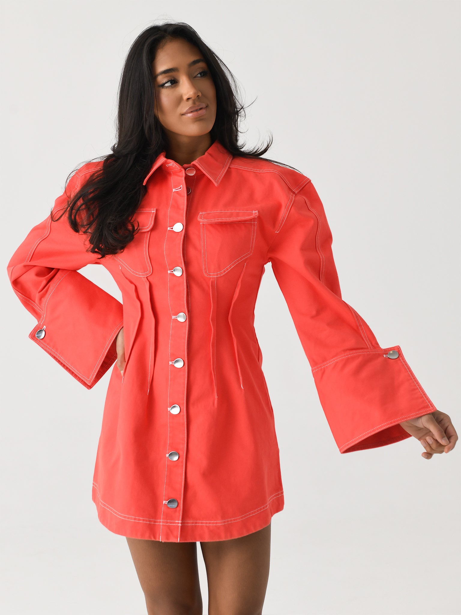 Acler Women's Dales Mini Dress - Saint Bernard