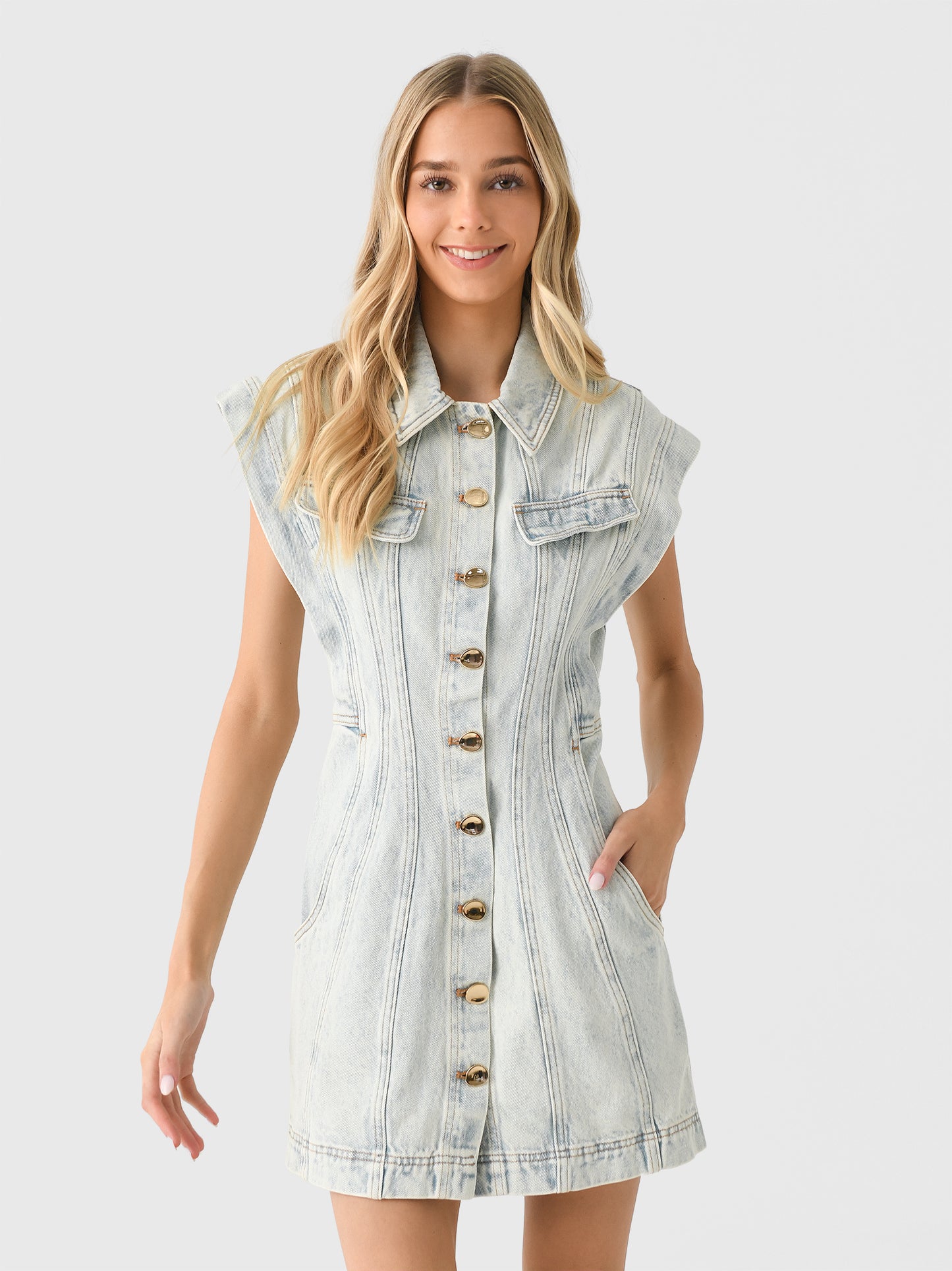 Acler Women's Eagleton Mini Dress - Saint Bernard