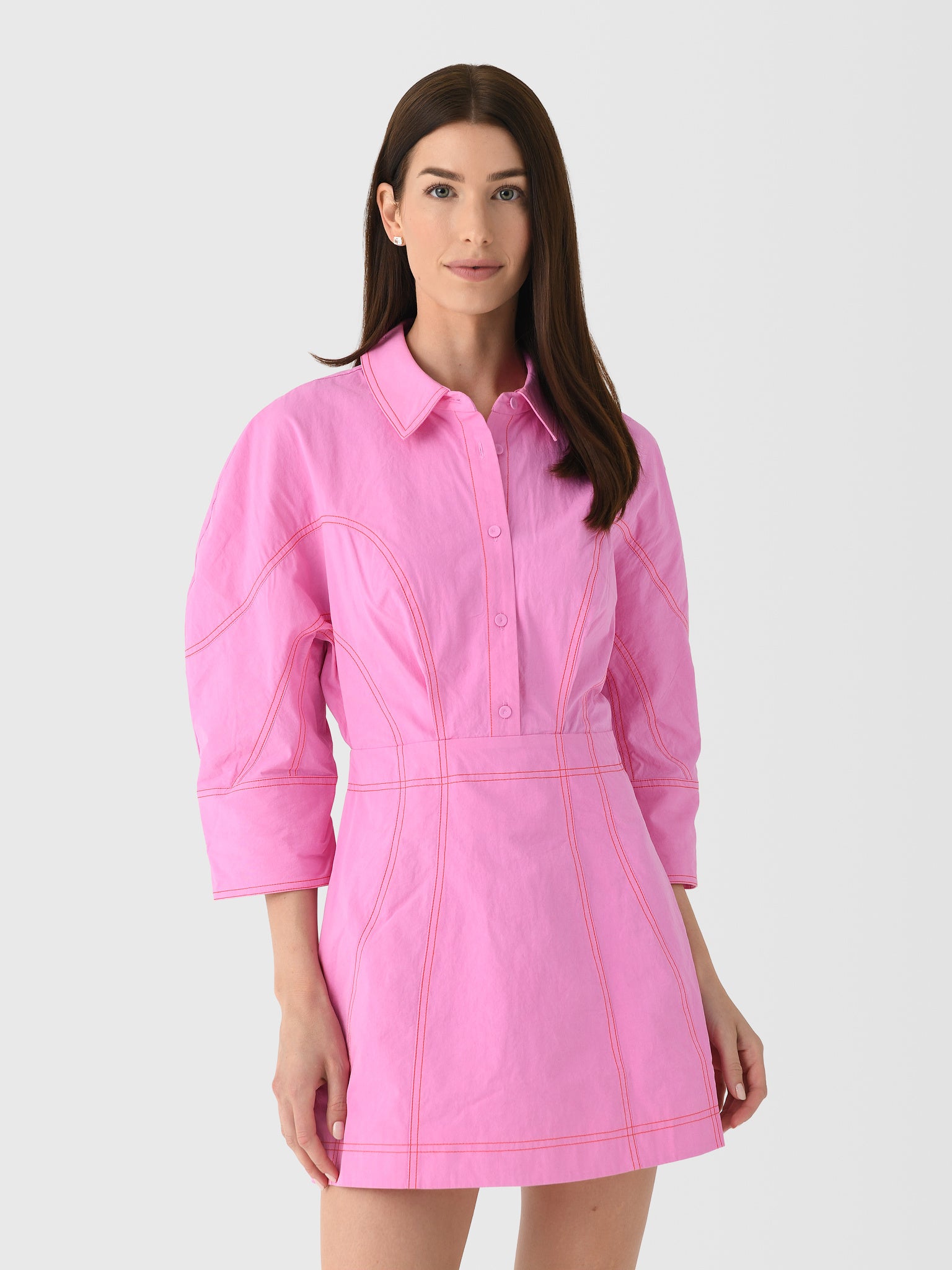 Acler Women's Burwell Mini Dress - Saint Bernard