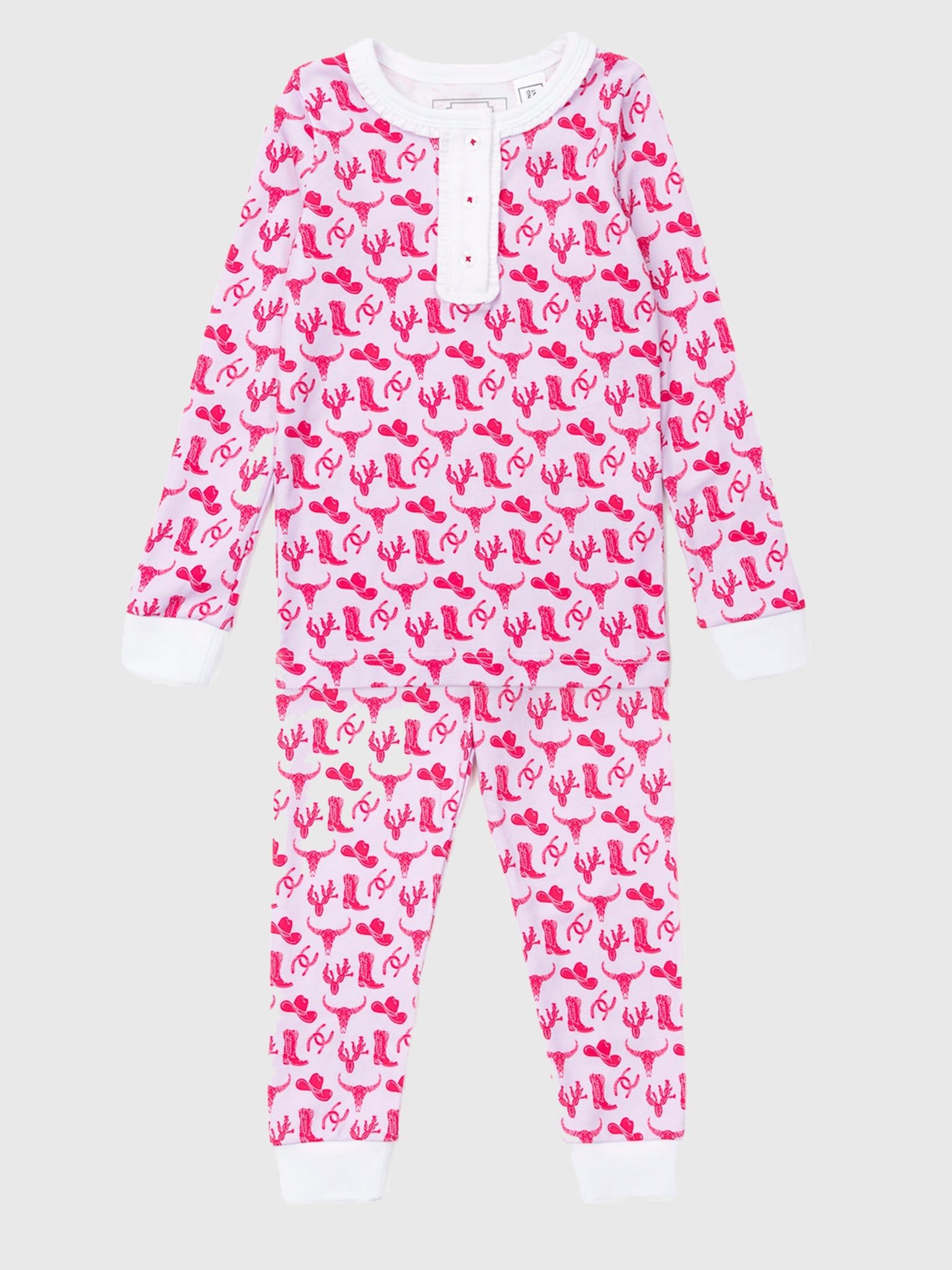 Lila And Hayes Girls' Alden Pajama Set - Saint Bernard