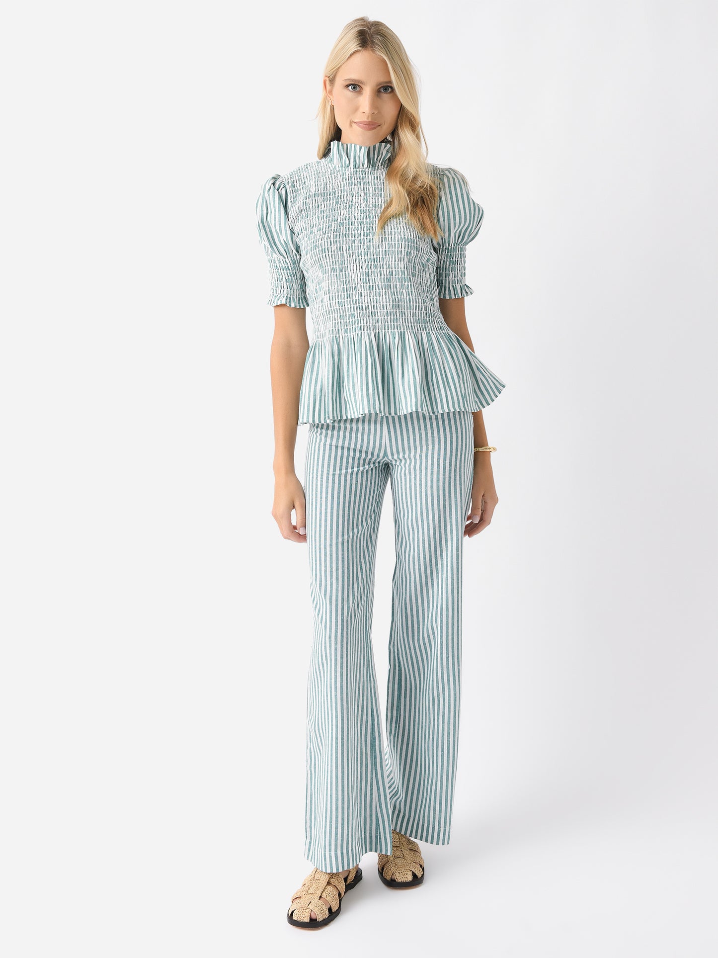 ALERIASHORTSLEEVESxGREENSTRIPES-alt1