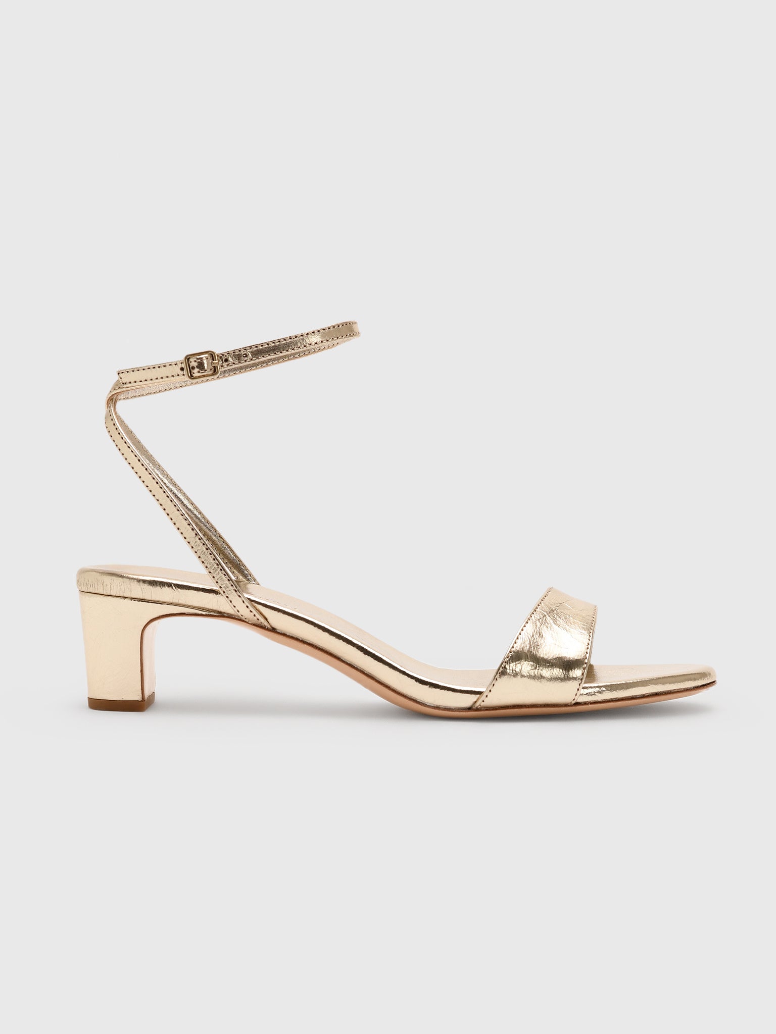 Loeffler Randall Women's Alice Leather Heel Sandal - Saint Bernard