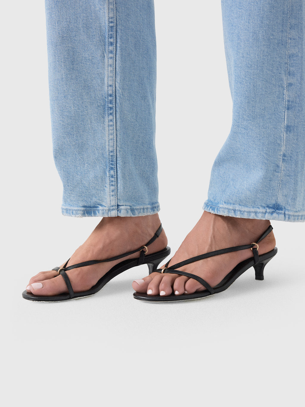 Black Suede Studio Women's Alina 35 Heel - Saint Bernard