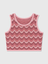Katie J NYC Tween Girls' Allison Knit Top - Saint Bernard