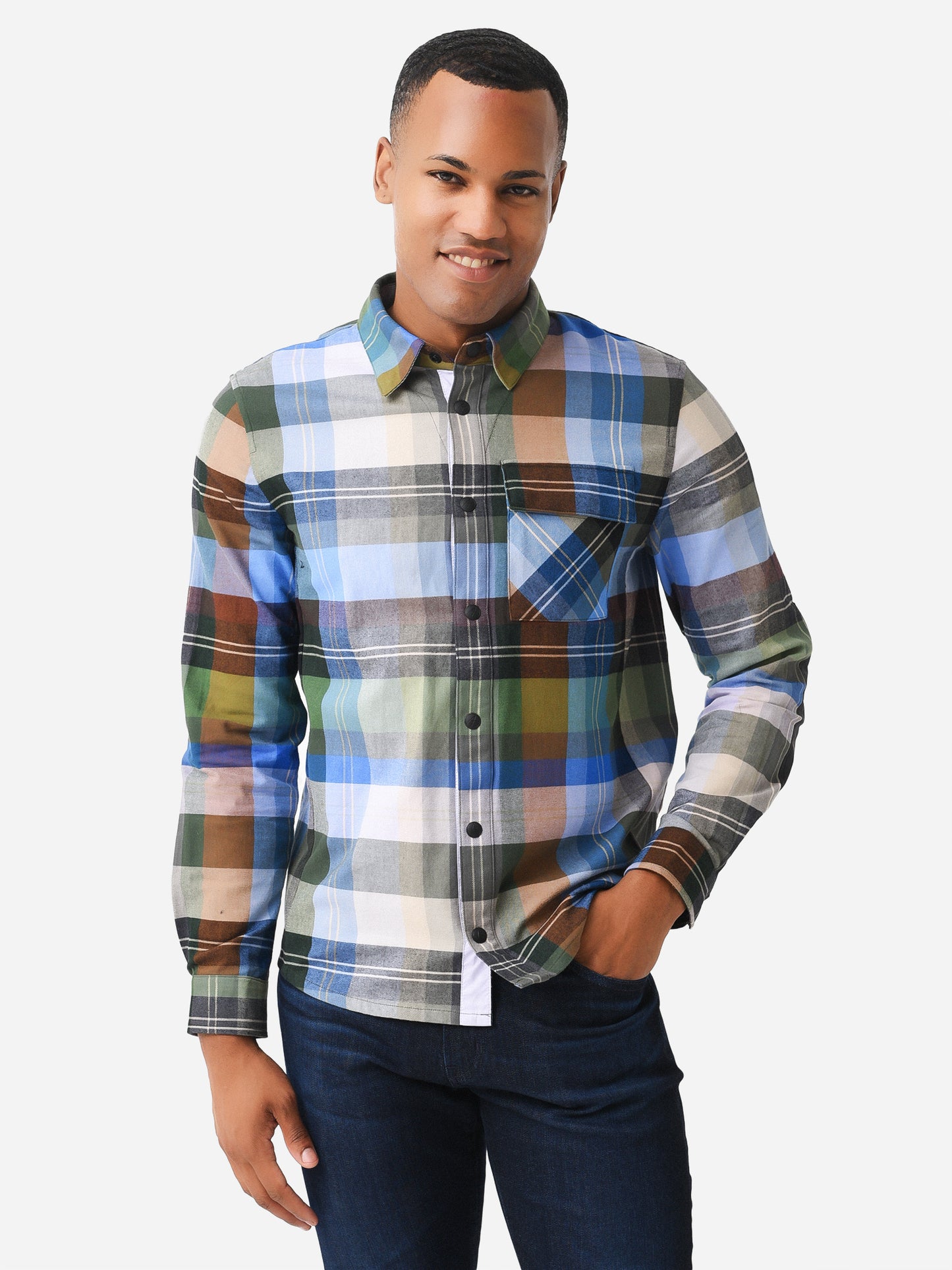 Aztech Mountain Men's Loge Peak Ski Shirt - Saint Bernard