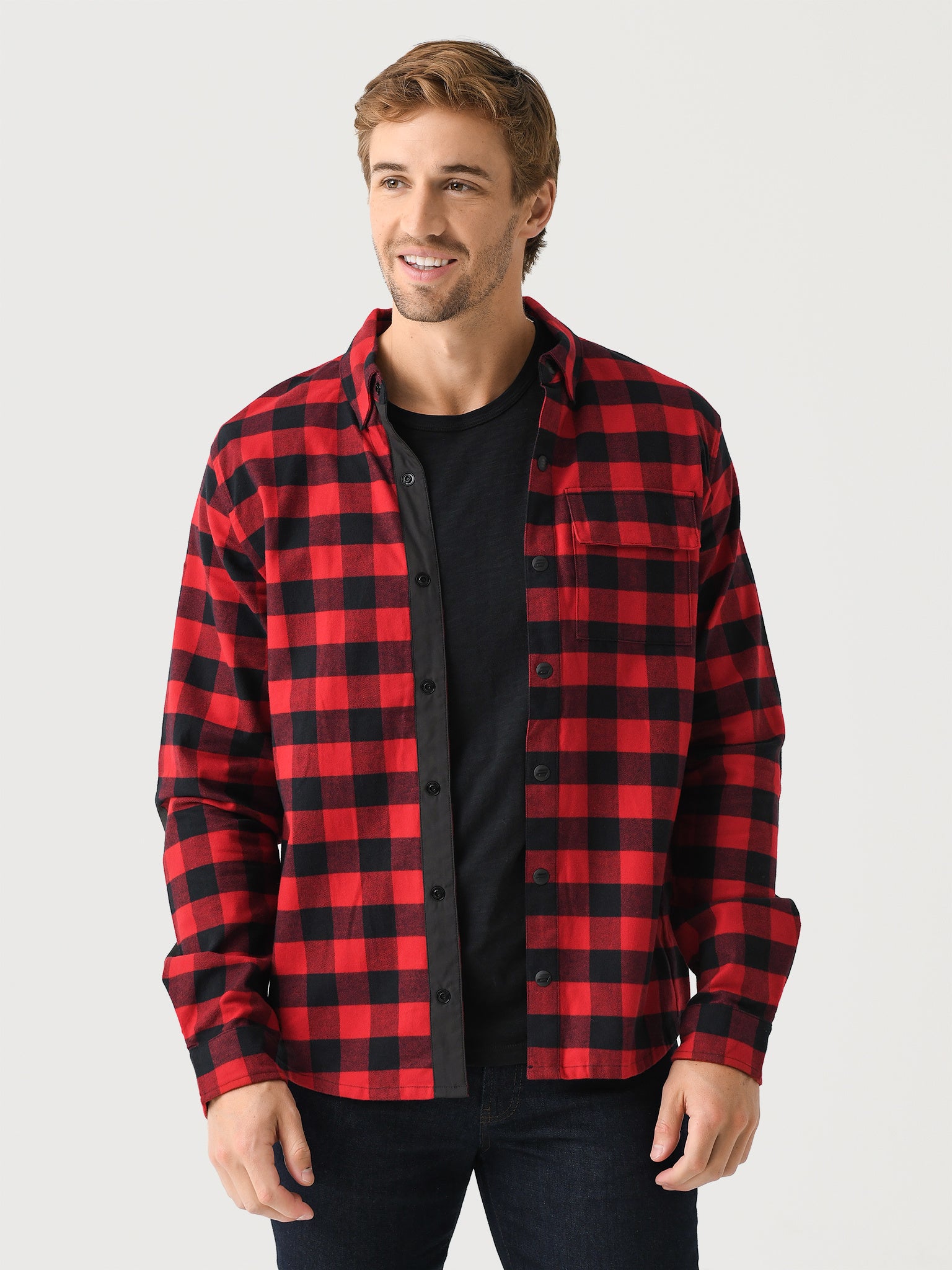 Aztech Mountain Men's Loge Peak Ski Shirt - Saint Bernard