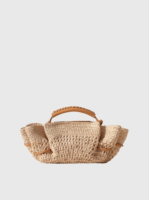 Hereu Arta Mini Crochet Raffia Bag