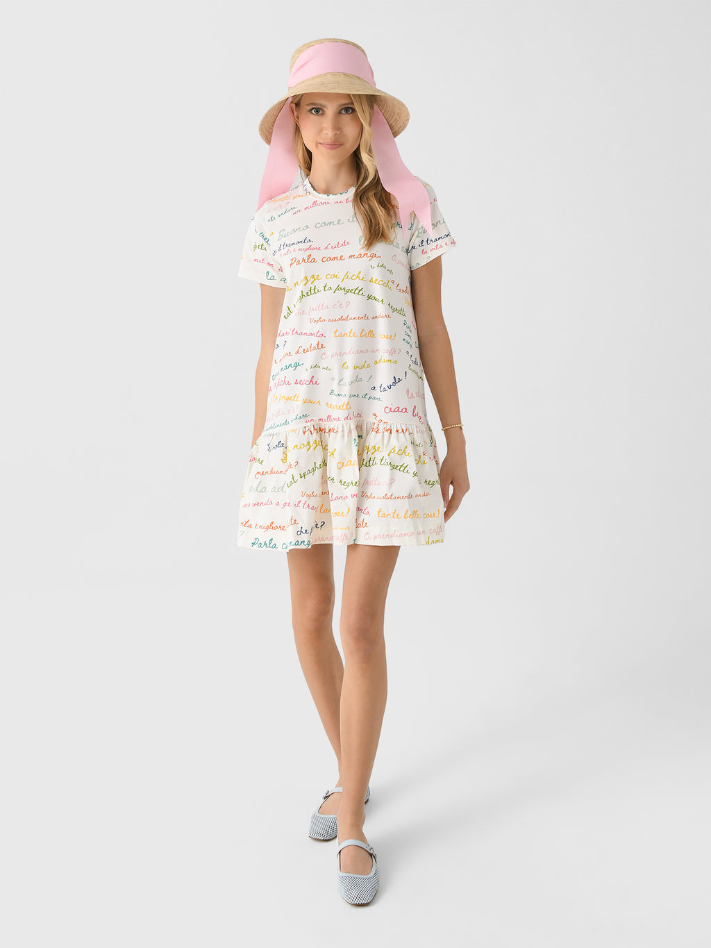 AMORE BUMBLE DRESSxIVORYLETTERLOVEPRINT-alt1