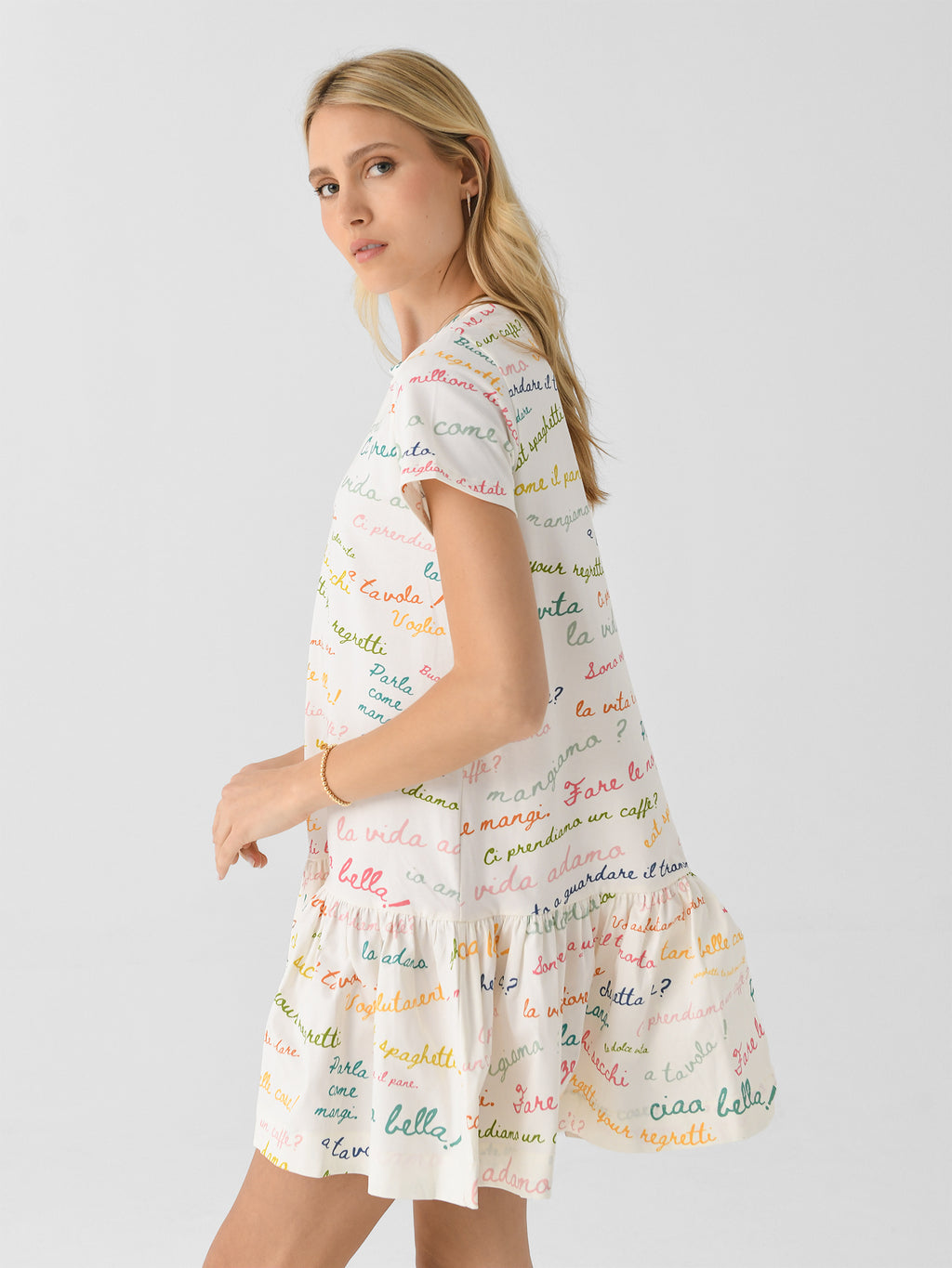 AMORE BUMBLE DRESSxIVORYLETTERLOVEPRINT-alt2