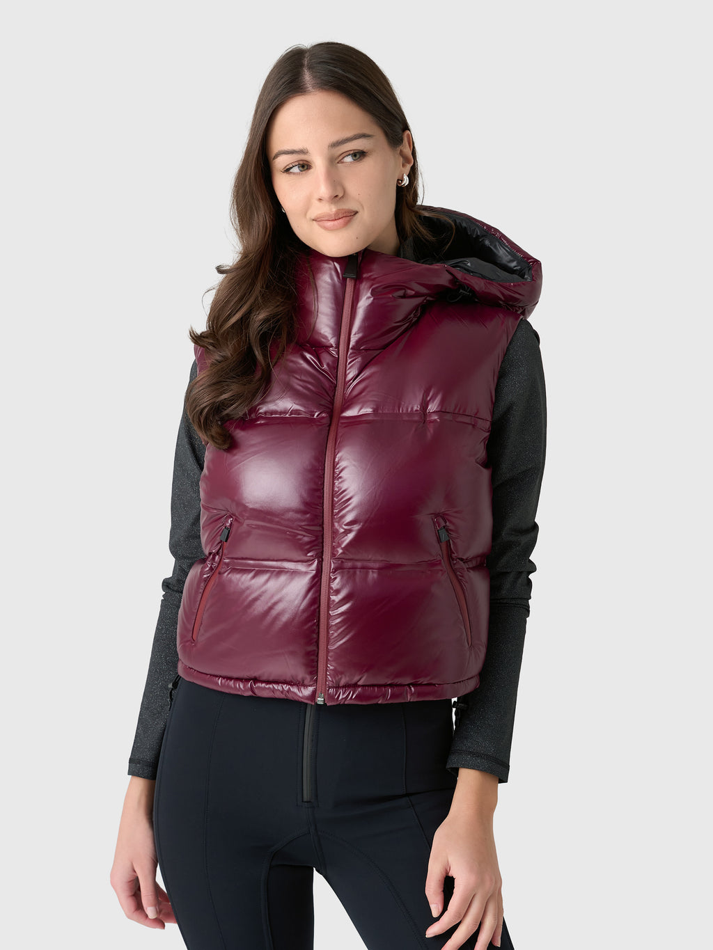 Aztech Mountain Women's Snowbird Puffer Vest - Saint Bernard