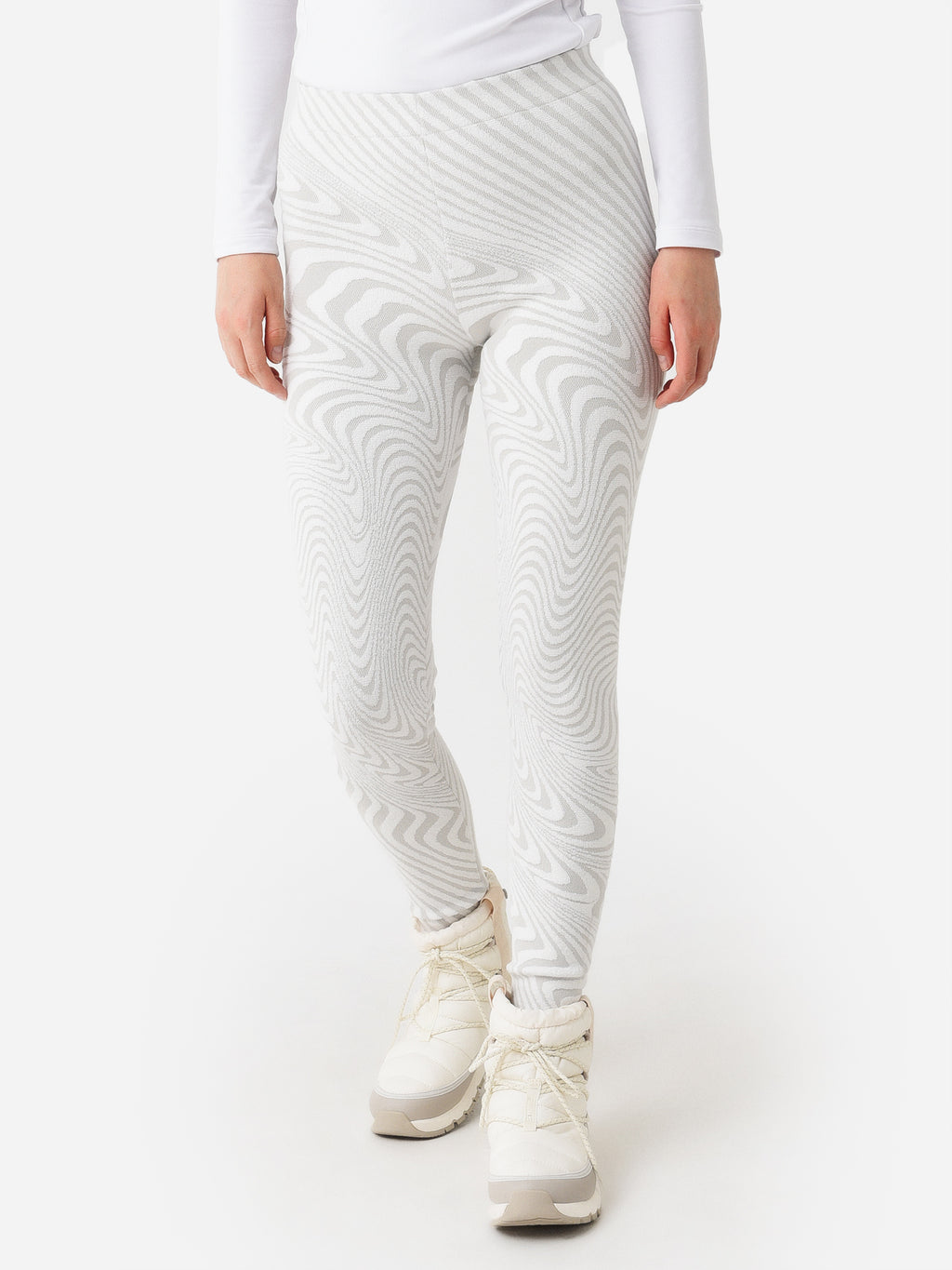 Aztech Mountain Women's Off Piste Jacquard Legging - Saint Bernard