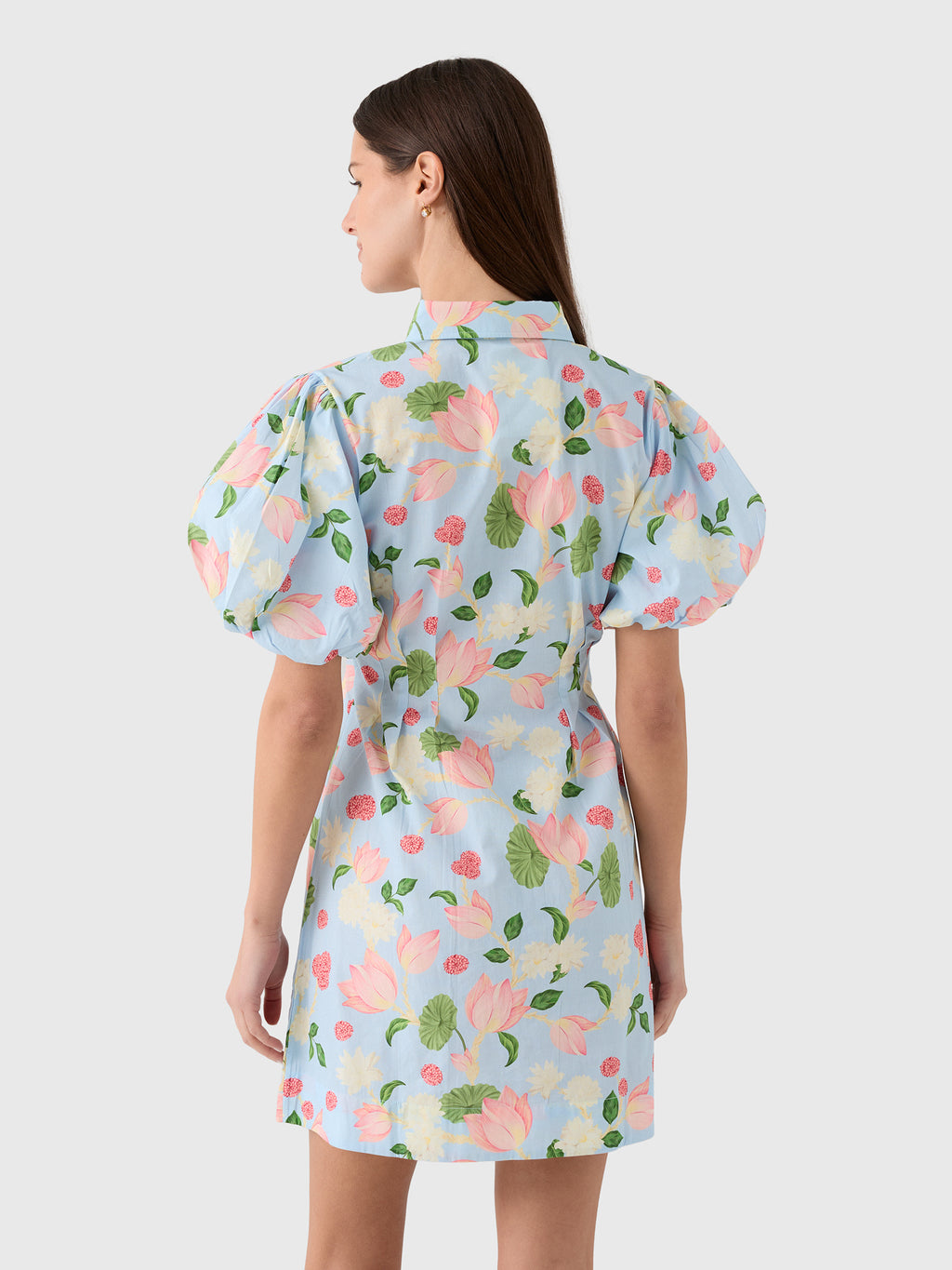 Verandah Women's Hand-Pleated Mini Dress - Saint Bernard