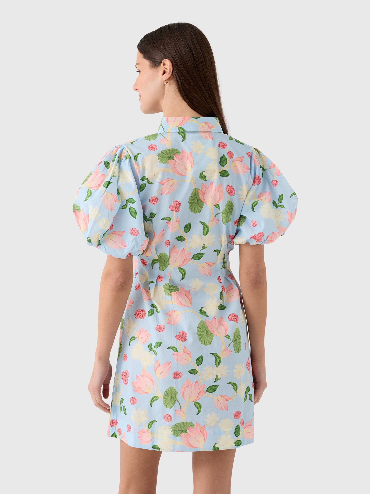 Verandah Women's Hand-Pleated Mini Dress - Saint Bernard