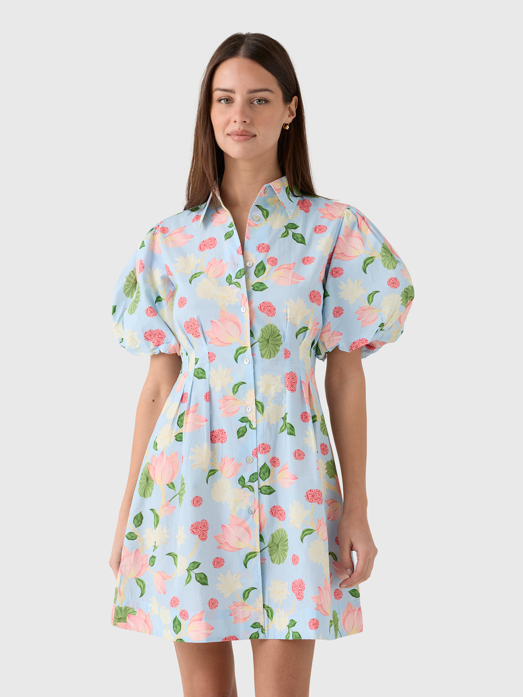 Verandah Women's Hand-Pleated Mini Dress - Saint Bernard