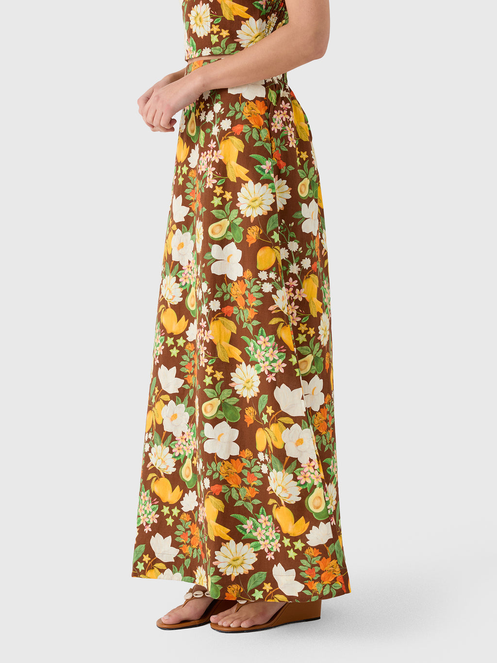 Verandah Women's Floral Maxi Skirt - Saint Bernard