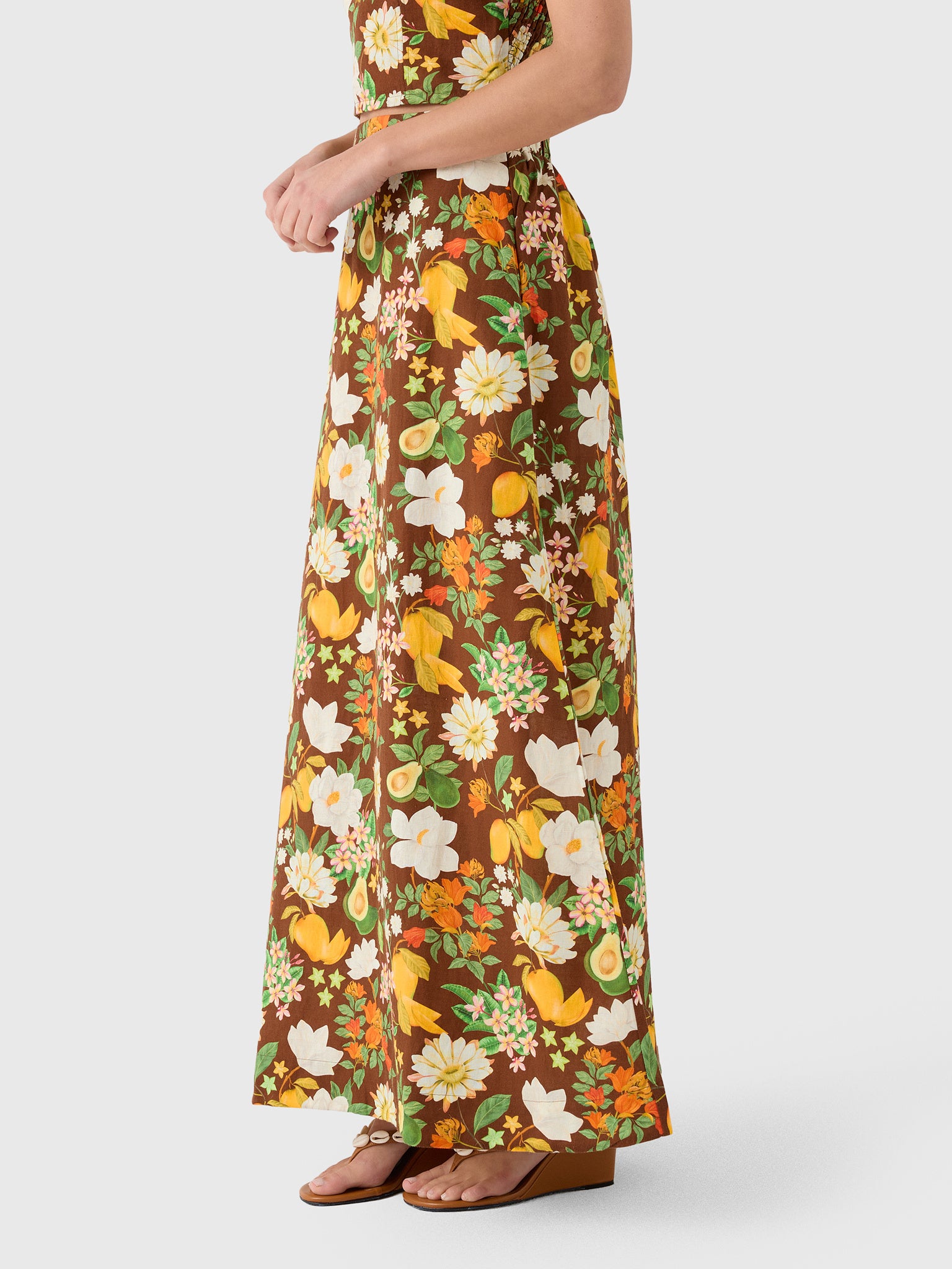 Verandah Women's Floral Maxi Skirt - Saint Bernard
