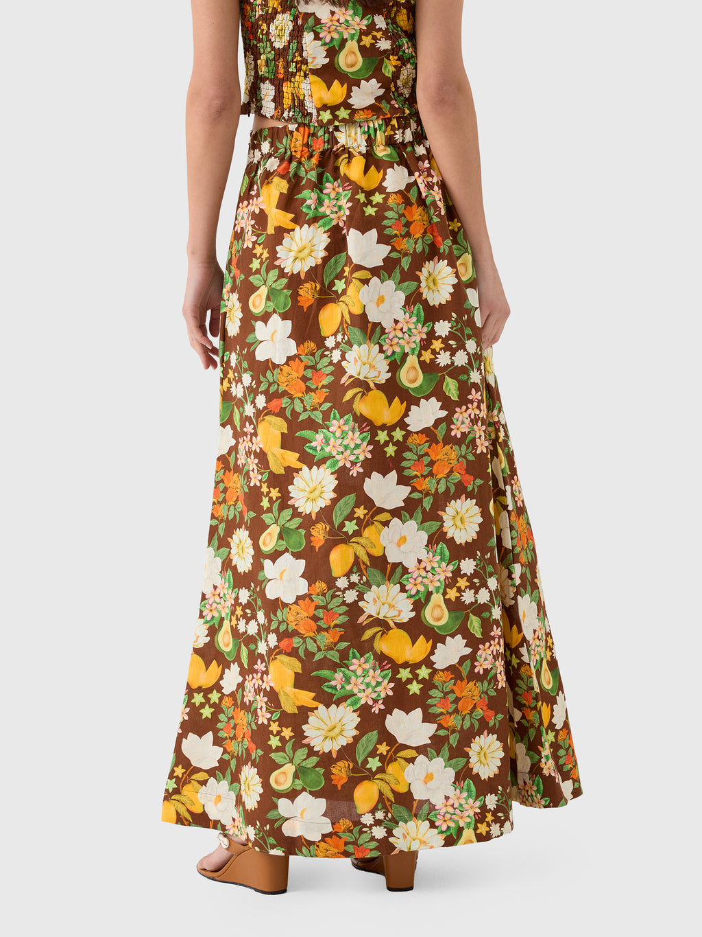 Verandah Women's Floral Maxi Skirt - Saint Bernard