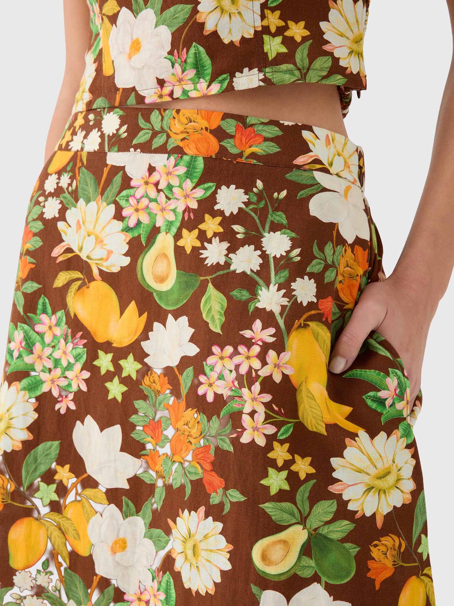 Verandah Women's Floral Maxi Skirt - Saint Bernard