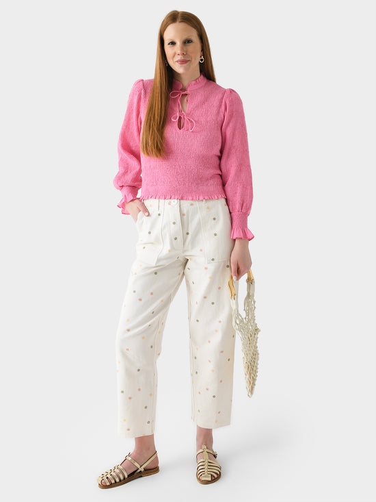 Anna Smocked Blouse