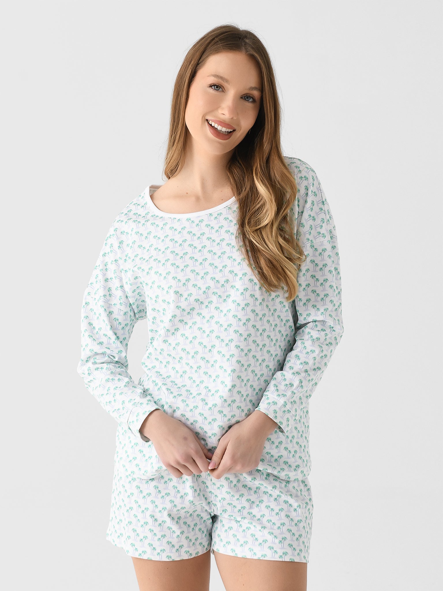 Lila And Hayes Women's Anna Pajama Set - Saint Bernard