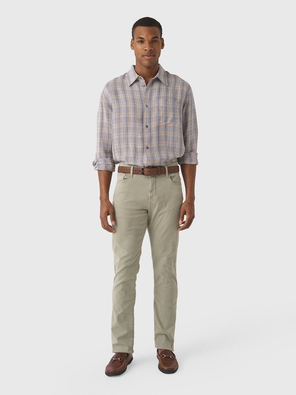 Rye51 Men's Antique Tencel 5-Pocket Pant - Saint Bernard