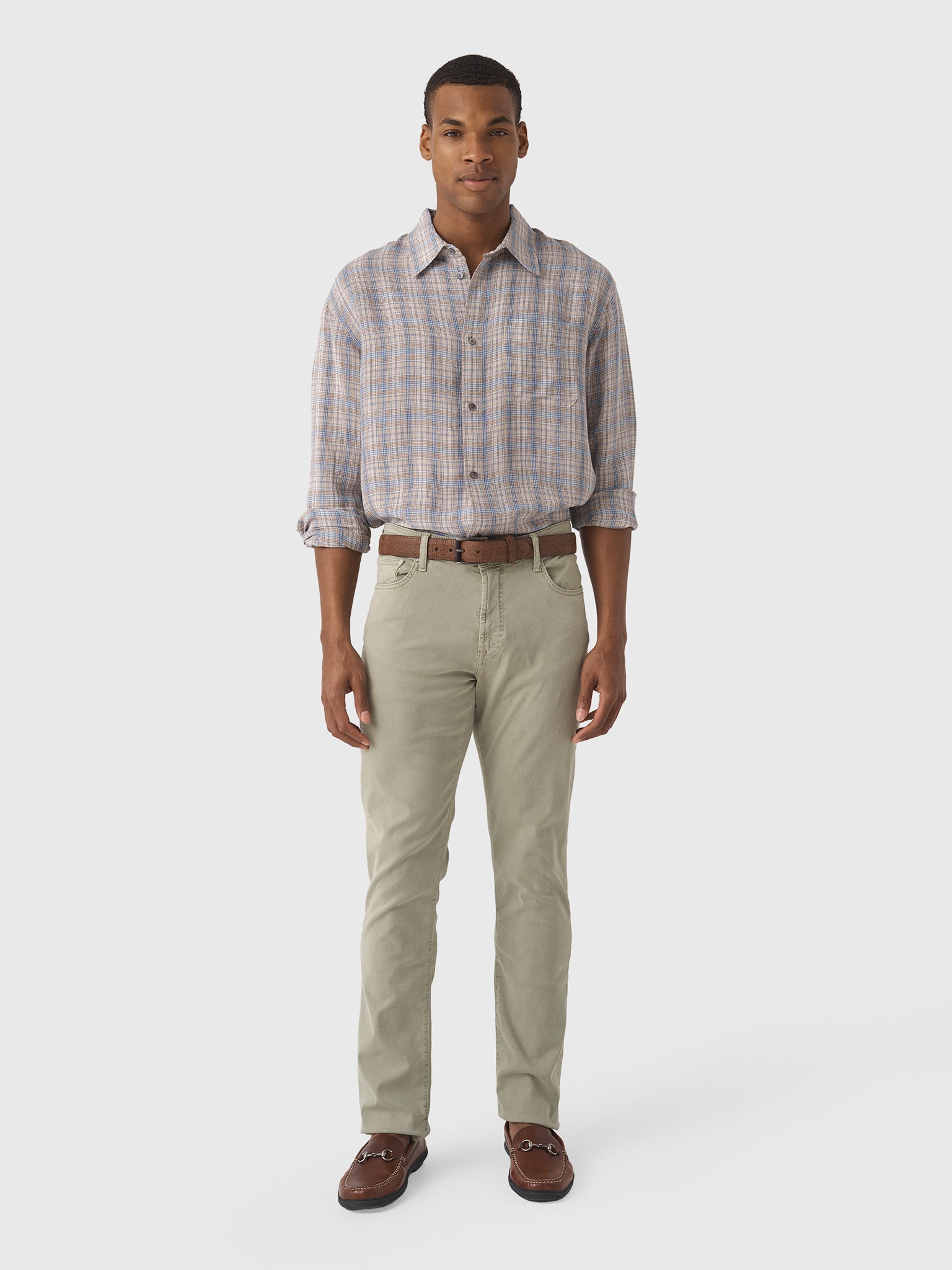 Rye51 Men's Antique Tencel 5-Pocket Pant - Saint Bernard