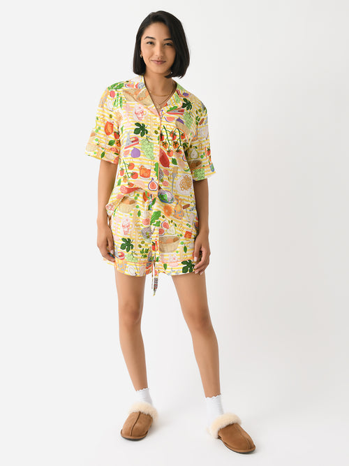 Karen Mabon Women's Antipasti Shorts Pajama Set