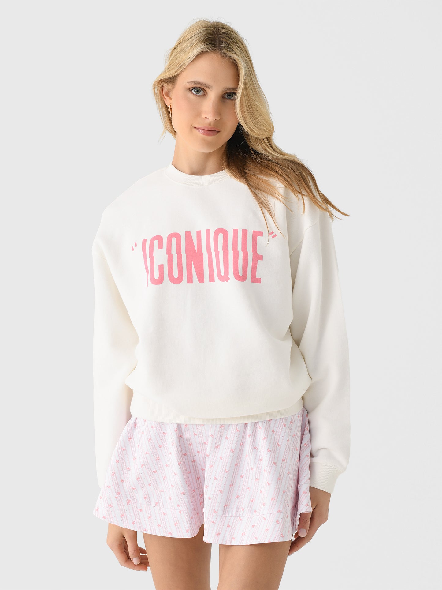 Clare V. Women's Oversized Sweatshirt - Saint Bernard