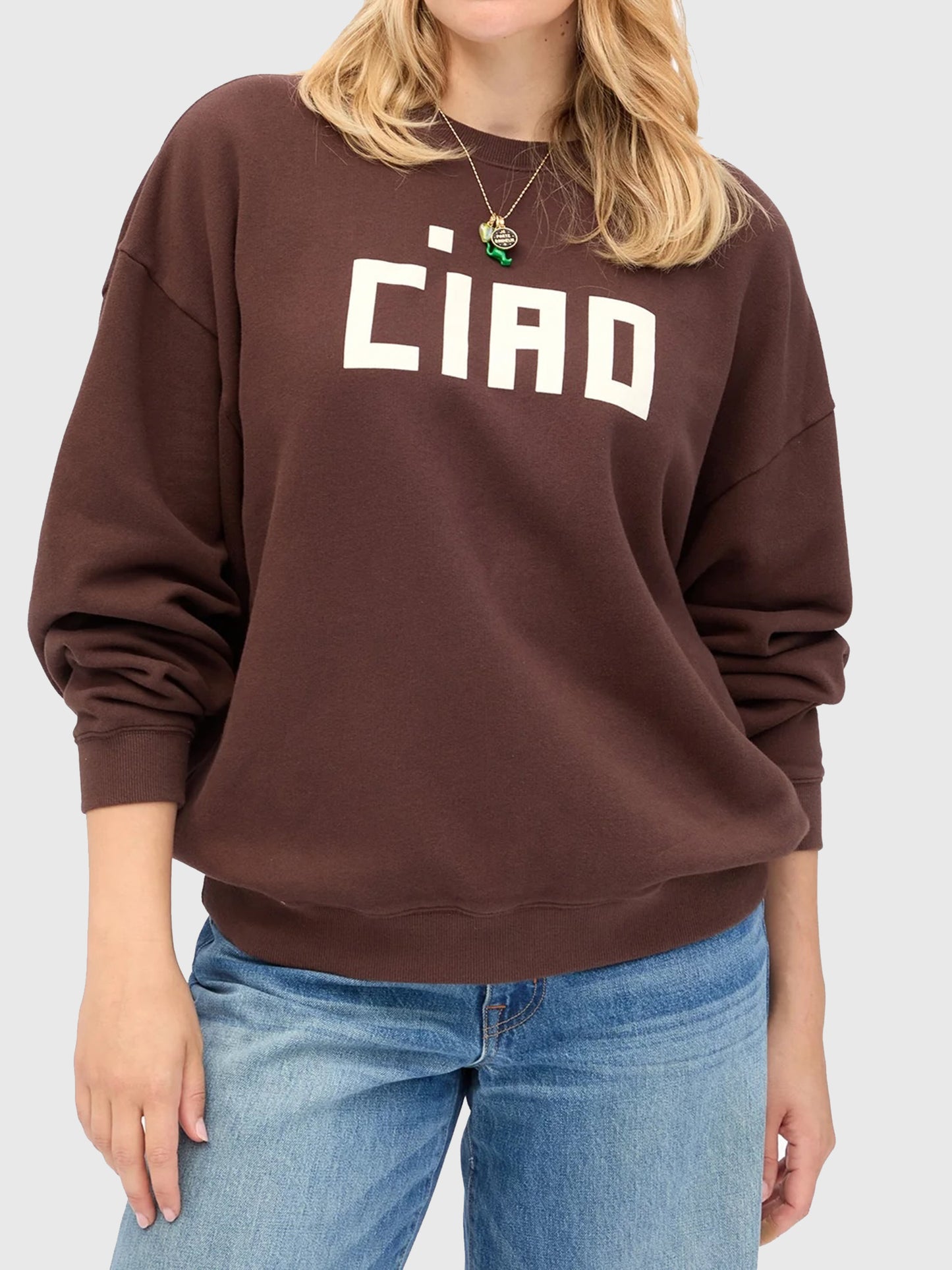 Clare V. Women's Oversized Sweatshirt - Saint Bernard