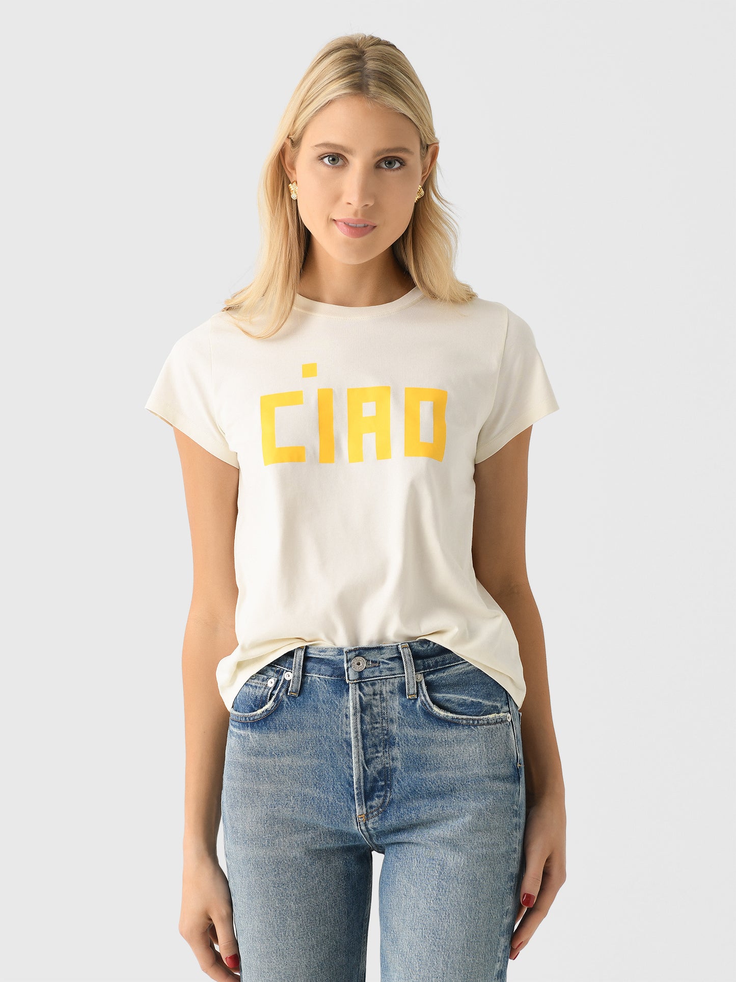 Clare V. Women's Classic Tee - Saint Bernard