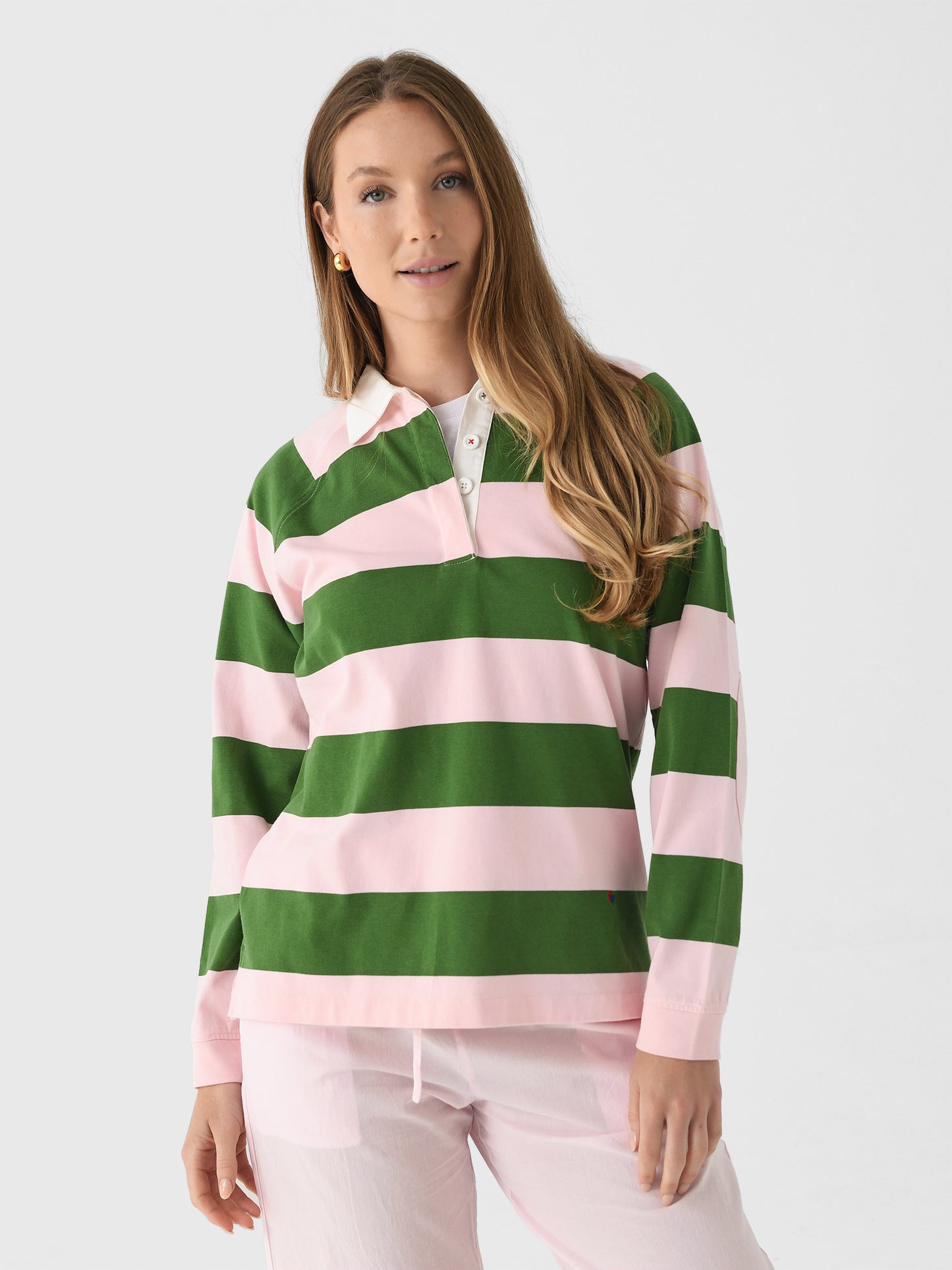 Clare V. Women's Le Rugby Shirt - Saint Bernard