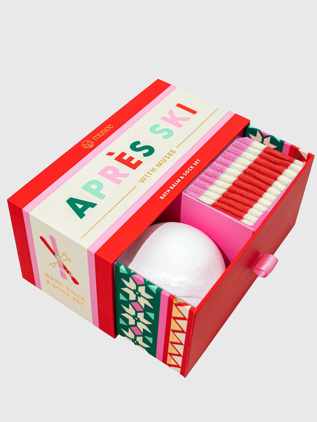 Musee Aprés Ski Bath Balm & Sock Set - Saint Bernard