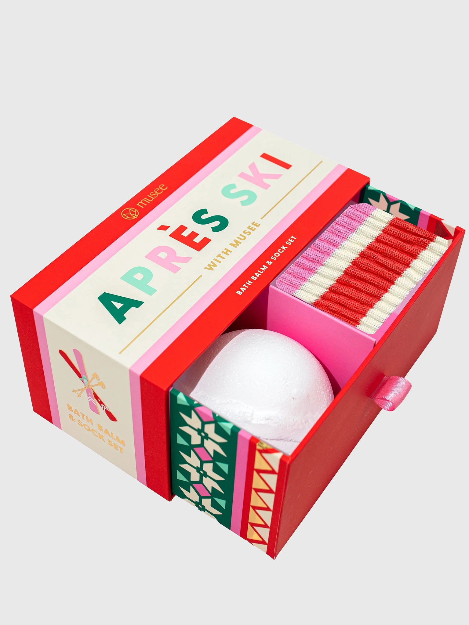 Musee Aprés Ski Bath Balm & Sock Set - Saint Bernard